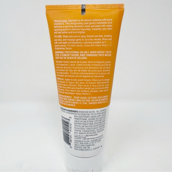 Avon Anew Vitamin C Warming Peel - Orange - Picture 2 of 3